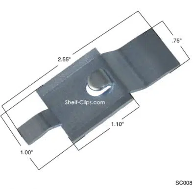 Edsal Shelving Shelf Clip HD Clip Measurements