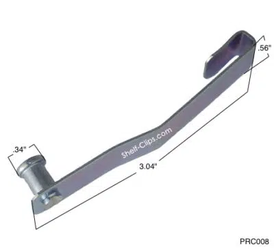 SpeedRack Clip Teardrop Measurements