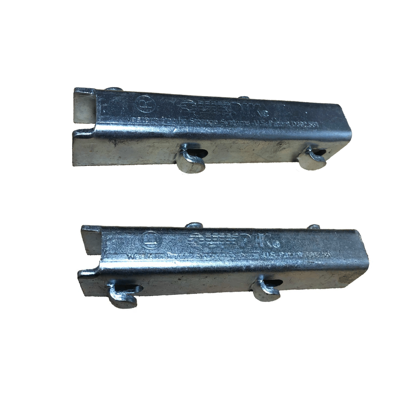 Western Pacific QuikPik Zinc Left and Right Shelf Clips